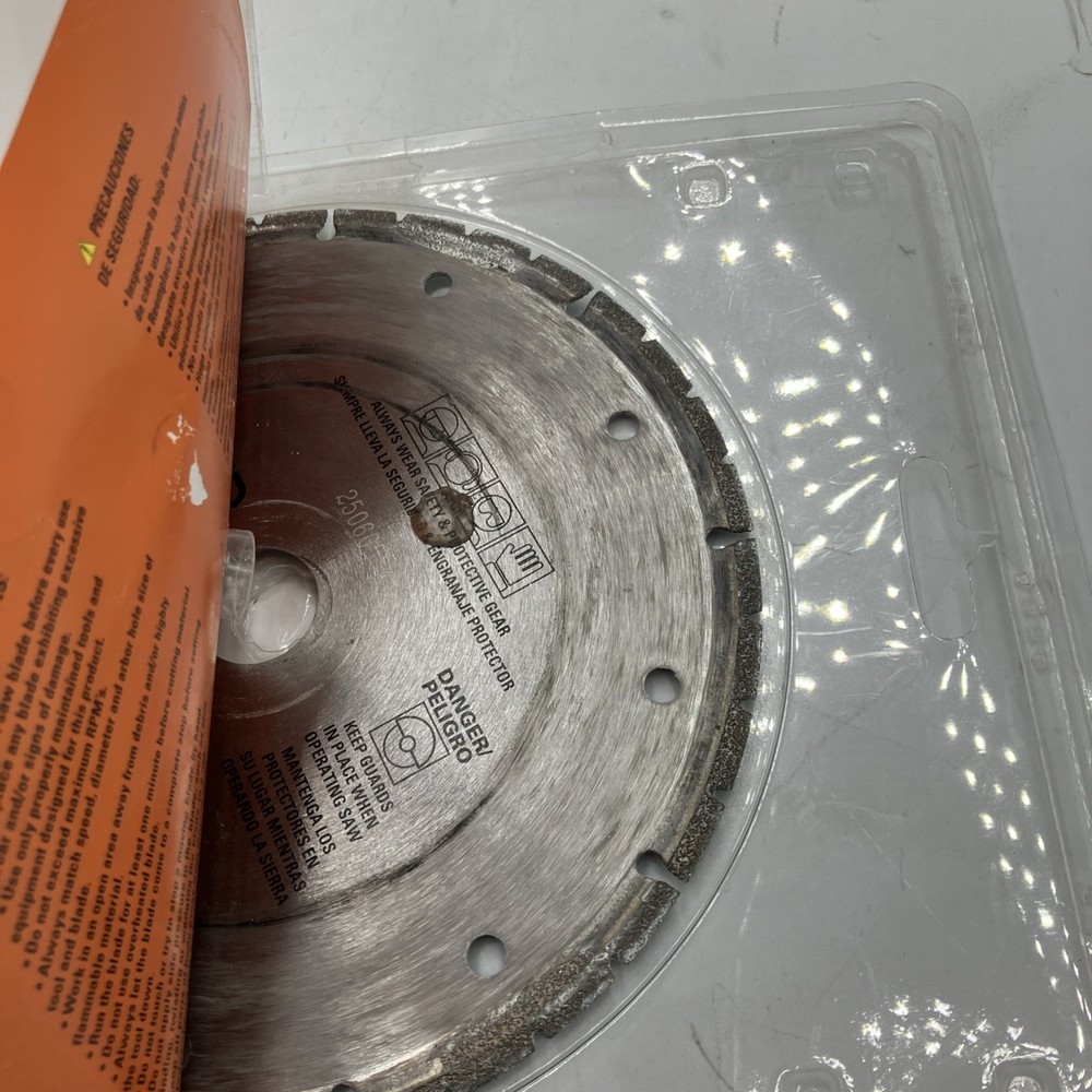 RIDGID 7 in. Segmented Rim Multi-Flooring Diamond Blade
