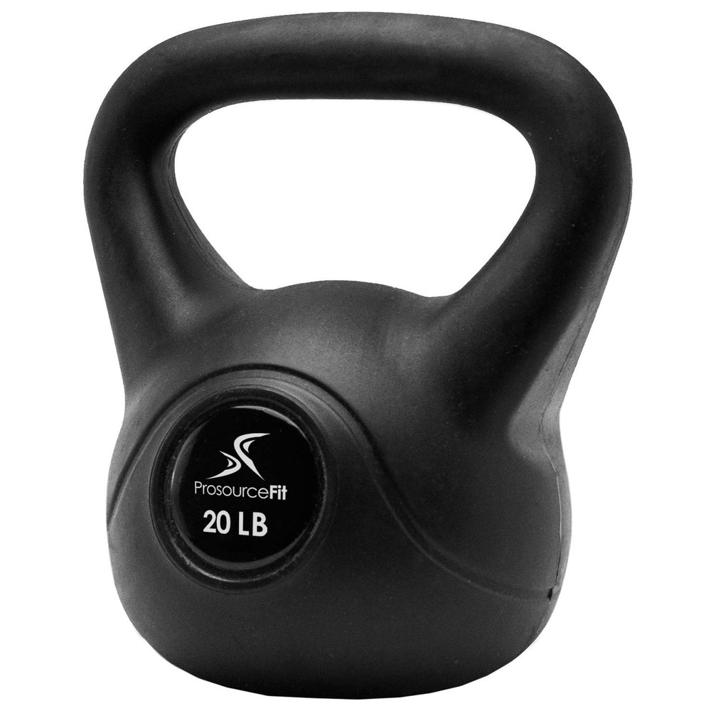 Vinyl Plastic Kettlebell, 20 lb