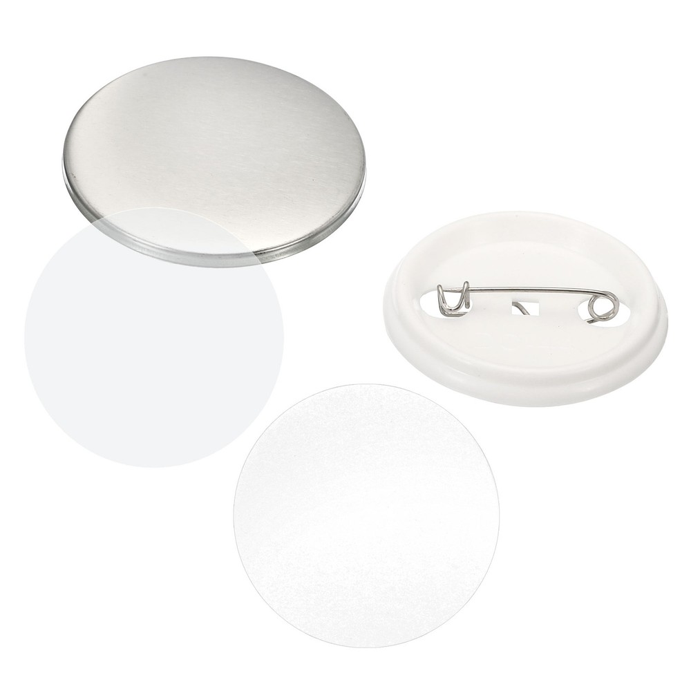 1.72" Blank Button Making ,10Pcs Round Badge Parts for Button Maker Machine