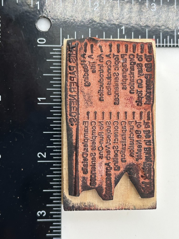 Teacher Paper Grading Feedback Rubber Stamp Editing Checklist