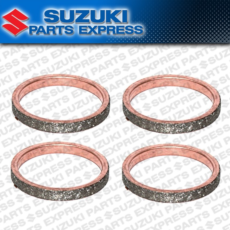 NEW 2001 - 2006 SUZUKI GSXR GSX-R 1000 OEM EXHAUST GASKETS 4 PACK 14181-46E10
