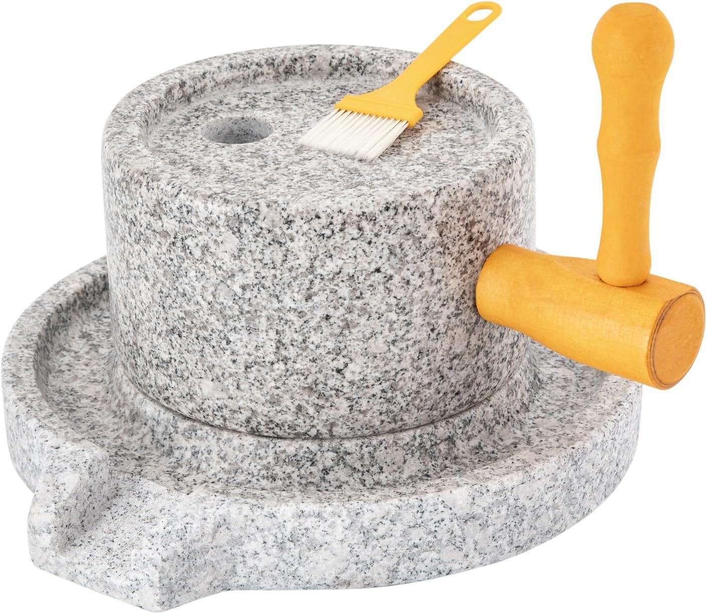 Stone Grainer Mill, Hand Stone Grinder Natural Granite Paste Mill