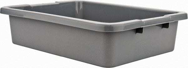 Rubbermaid FG334900GRAY Polyethylene Storage Tote: 20�L x 15�W x 5�H