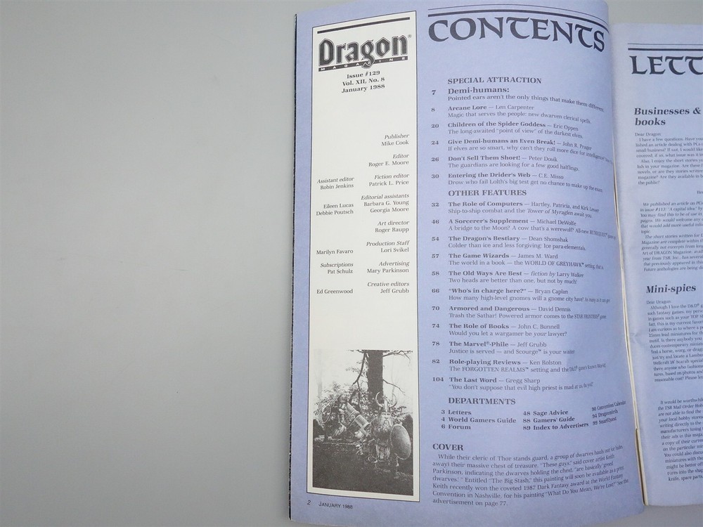 Dragon Magazine: Issue # 129 (TSR)