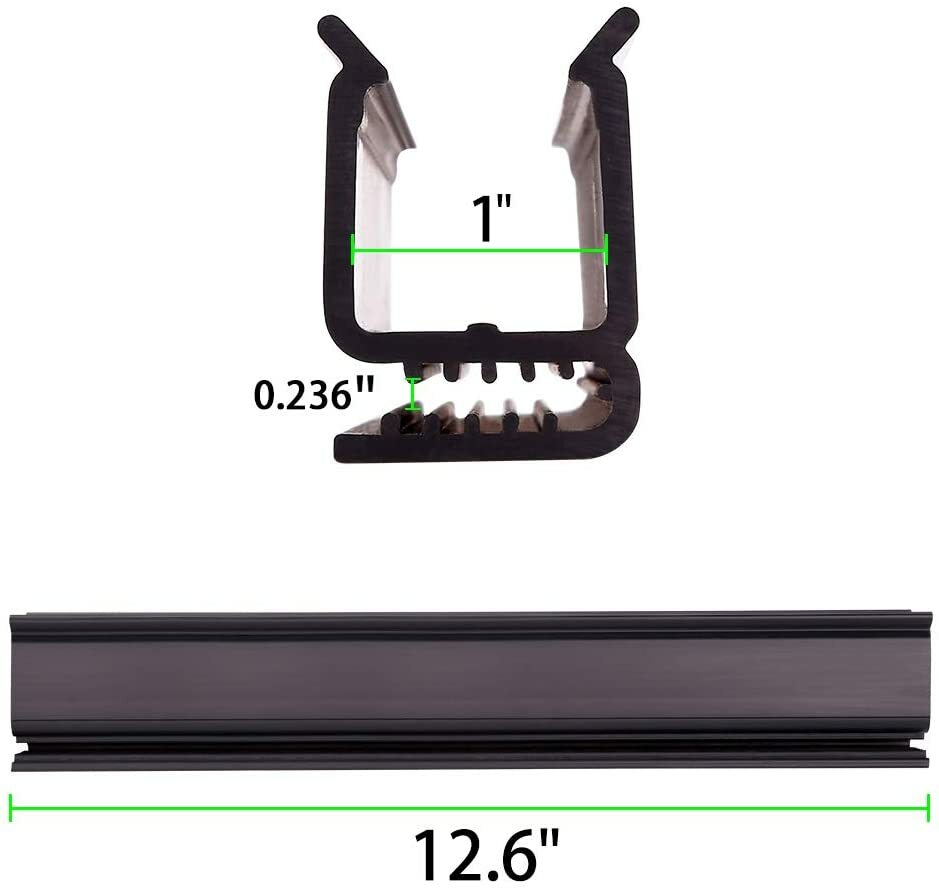 10L0L 12.6'' Golf Cart Windshield Sash Clips for Club Car DS Precedent 101444101