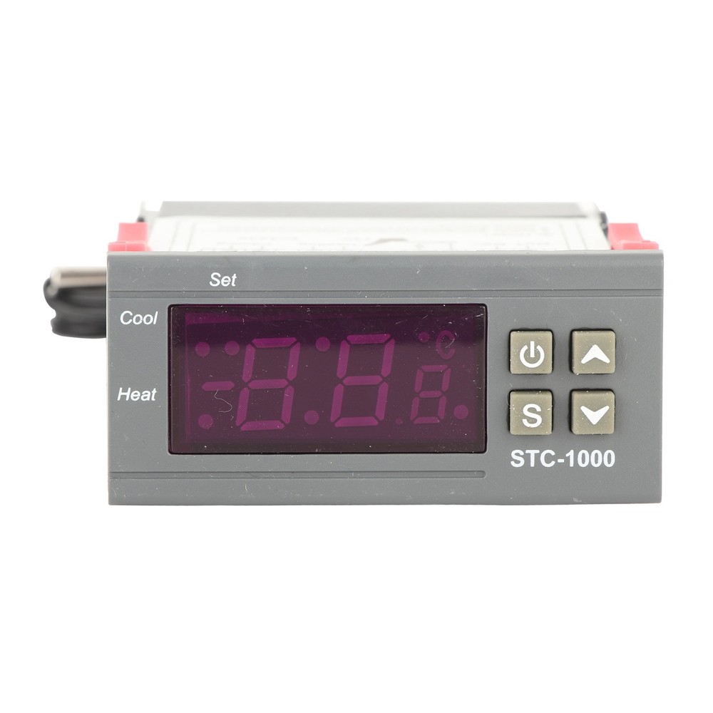 Digital Temperature Controller With Sensor STC-1000 Accurate Cooling And Hea