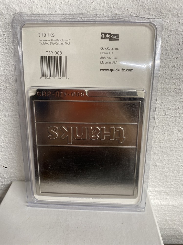 QuicKutz GooseBumpz Embossing Die THANKS