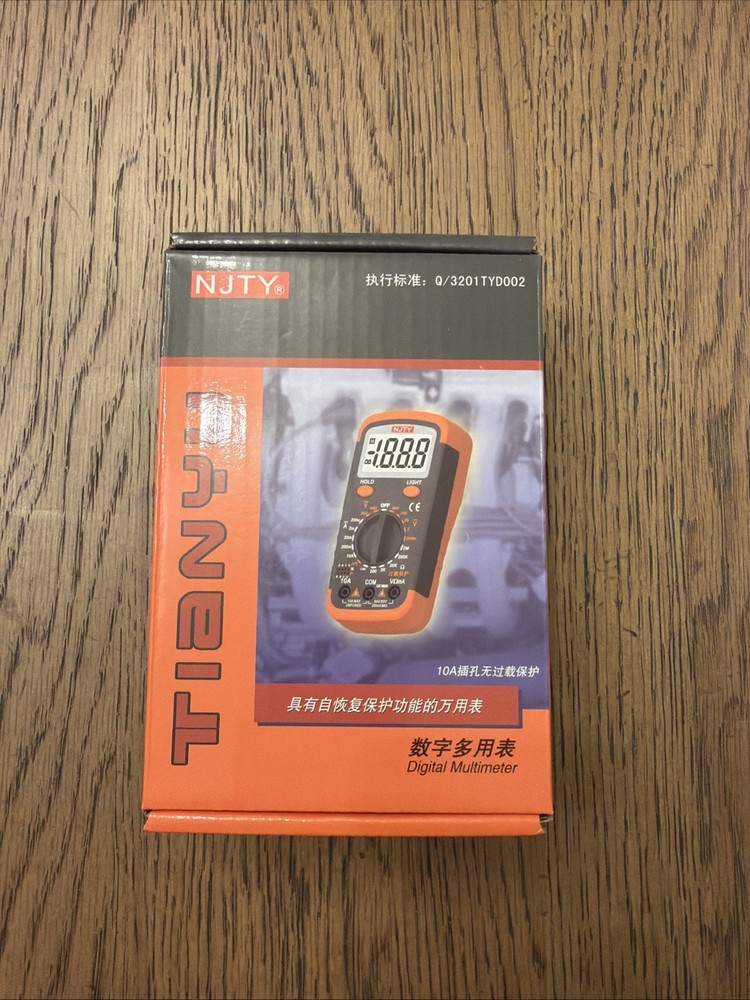 DT6013 Digital Capacitor Meter, 6000 Counts Capacitance Tester