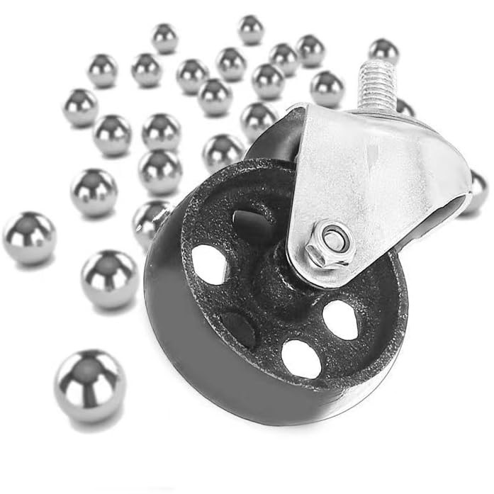 Transmission Jacks Casters, Cast Iron Caster Wheels, Jack Silver