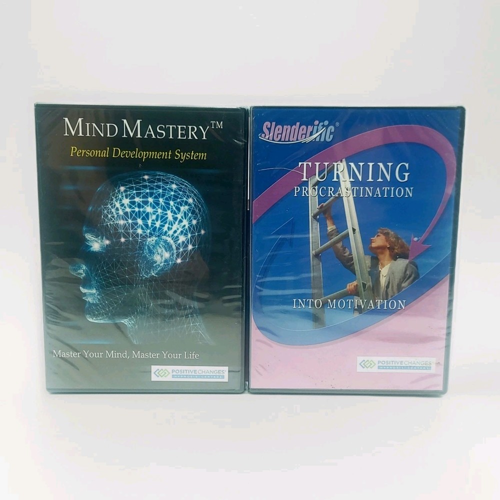 Positive Changes Hypnosis DVDs Mind Mastery & Turning Procrastination