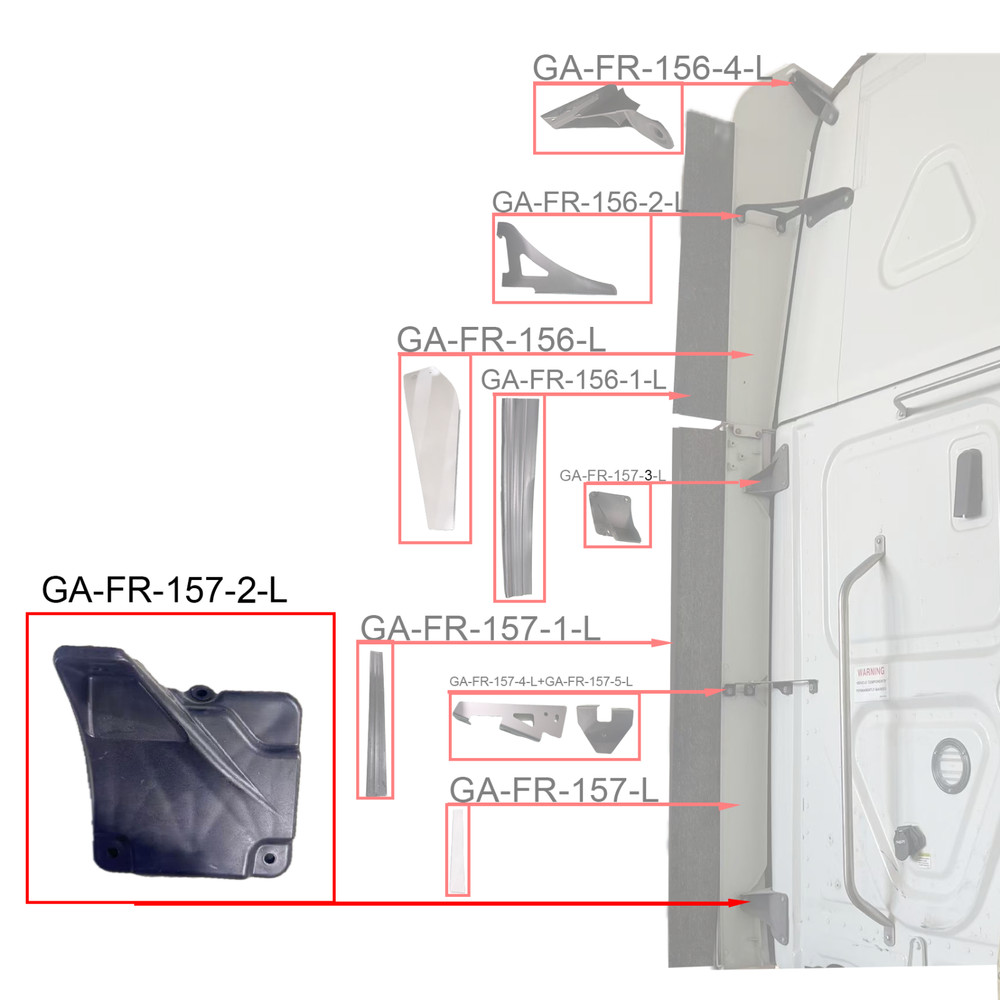 Bracket fits Lower Fairing Driver Side For Freightliner Cascadia 2018-2024