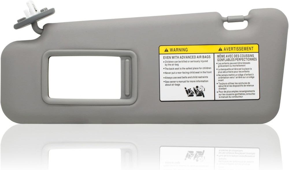 Driver Left Side Sun Visor Replacement Compatible with Toyota Highlander 2008 20
