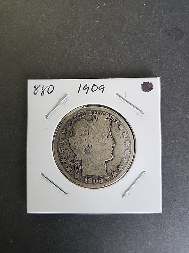 1909 Barber Half Dollar In Good Condition