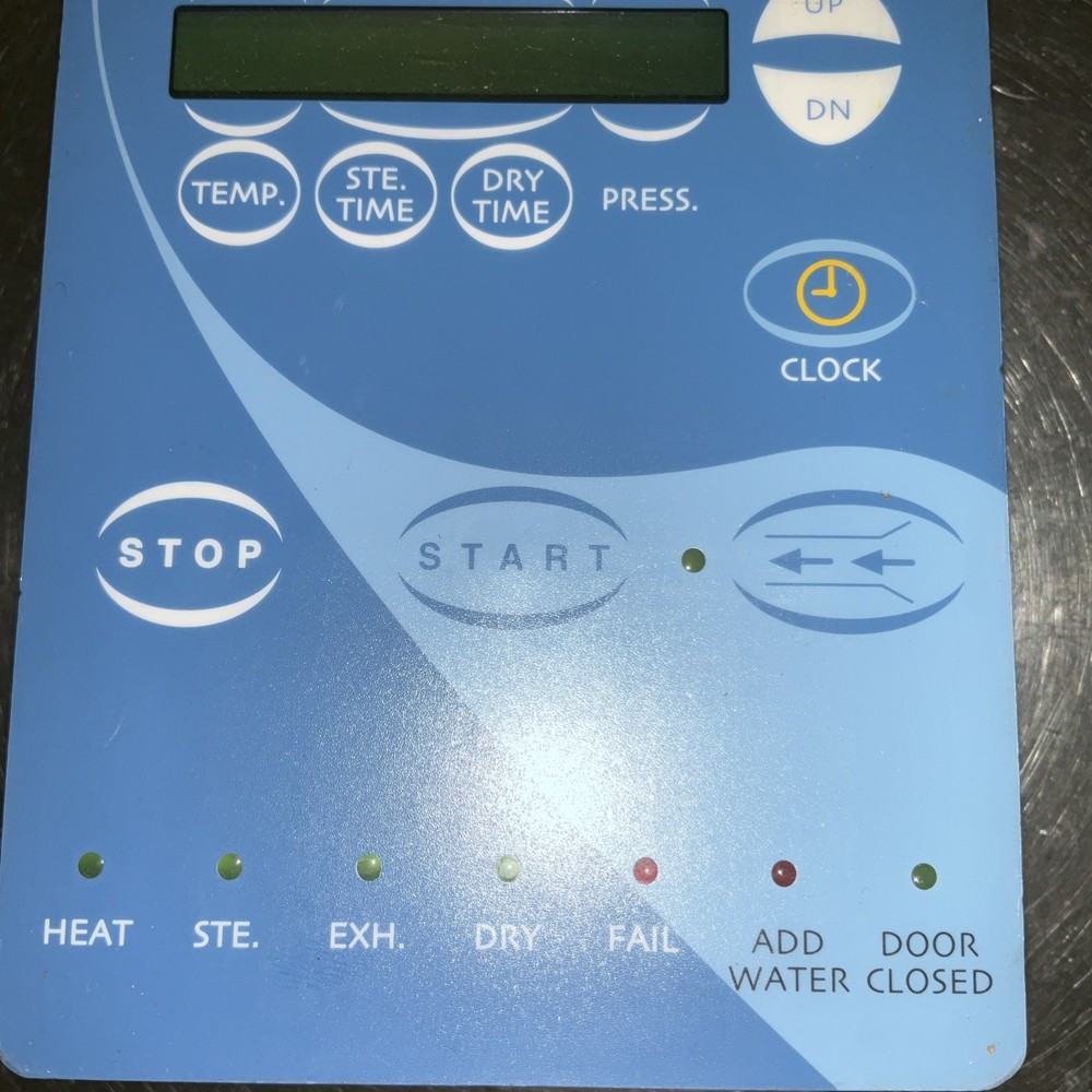 Tuttnauer PREDIG98 Control Panel For 2540EKA/3850EA/3870EA Models TESTED