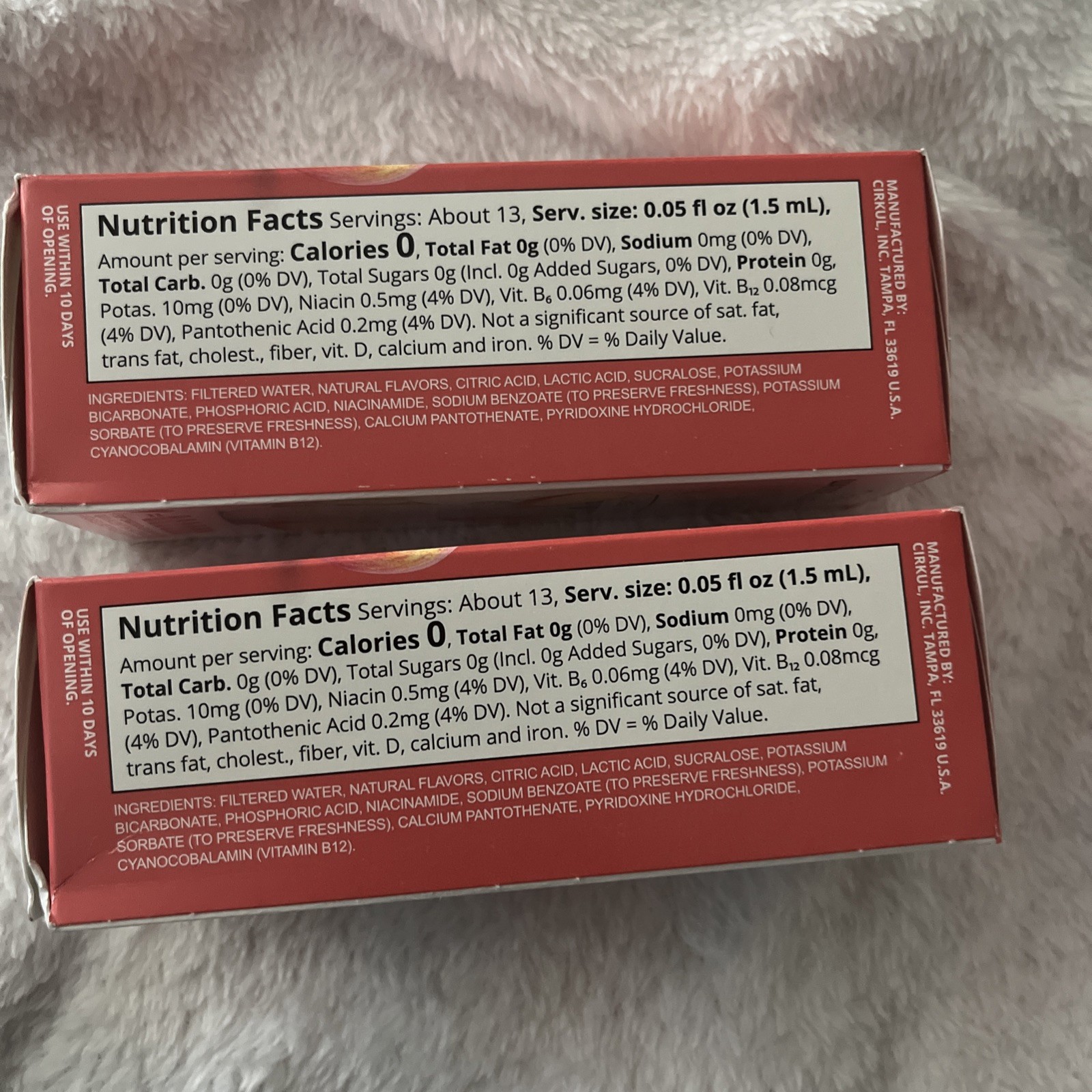 2 Pack - NEW Cirkul LifeSip Flavor Cartridges Honeycrisp Apple.Ex 12/2027