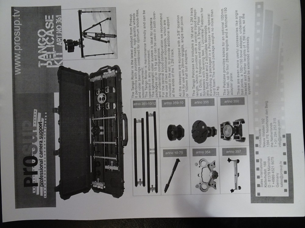 ProSup Tango Roller Kit – Complete Set in Hard Case – Excellent Condition