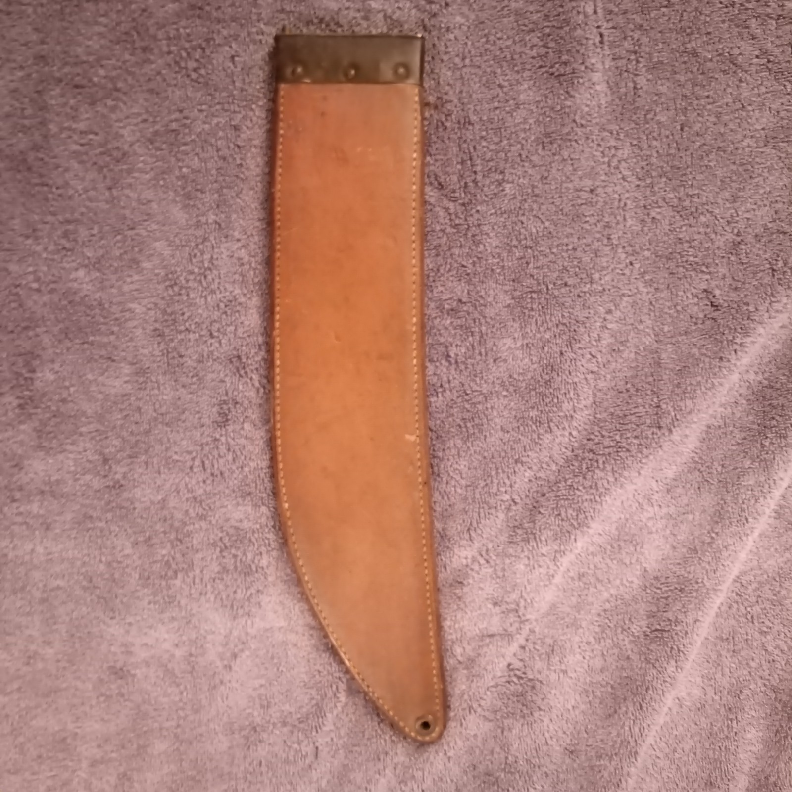 WW1.  US     Plumb Bolo Scabbard Only, Dated 1918 LADEW.