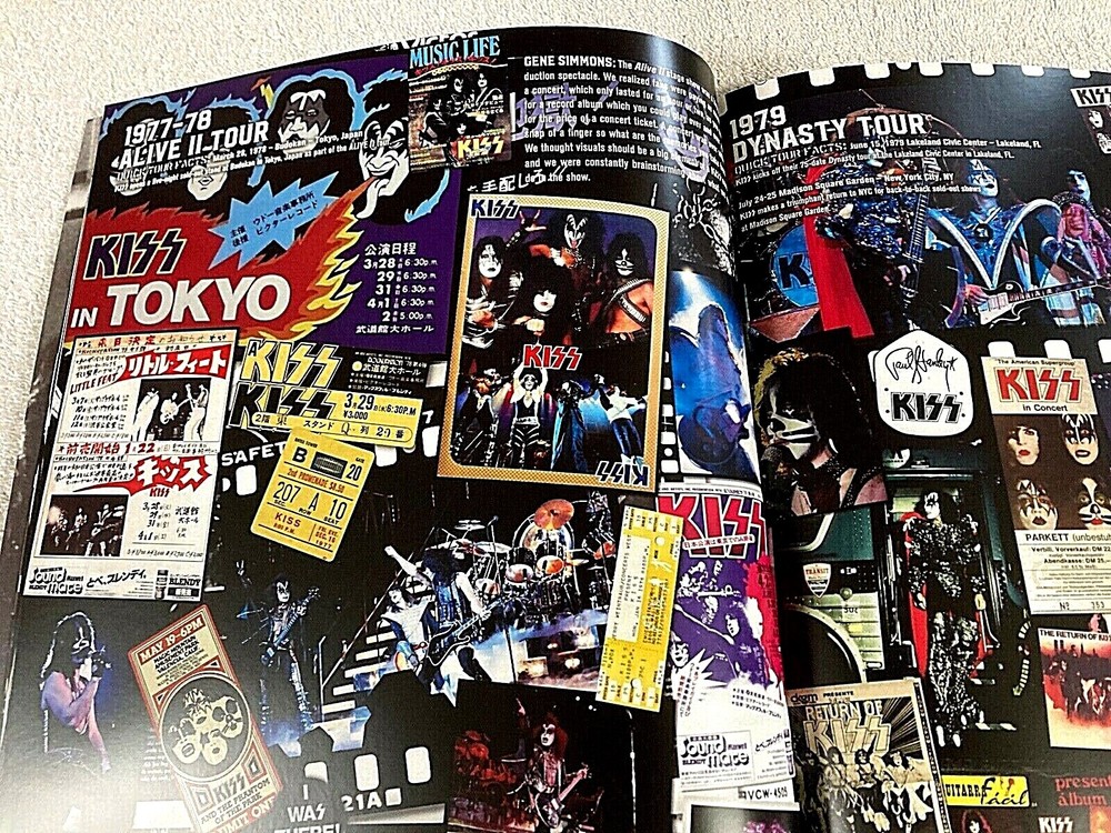 KISS End Of The Road Tourbook Program 2020 "V3" Live World Tour Not Aucoin Gene