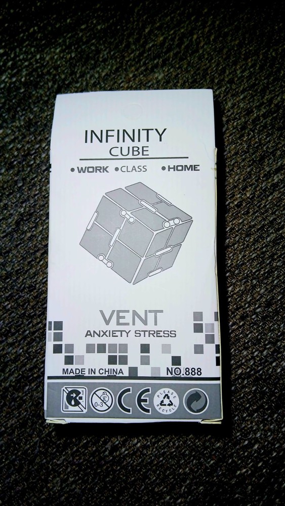 Aluminum Infinity Cube Fidget