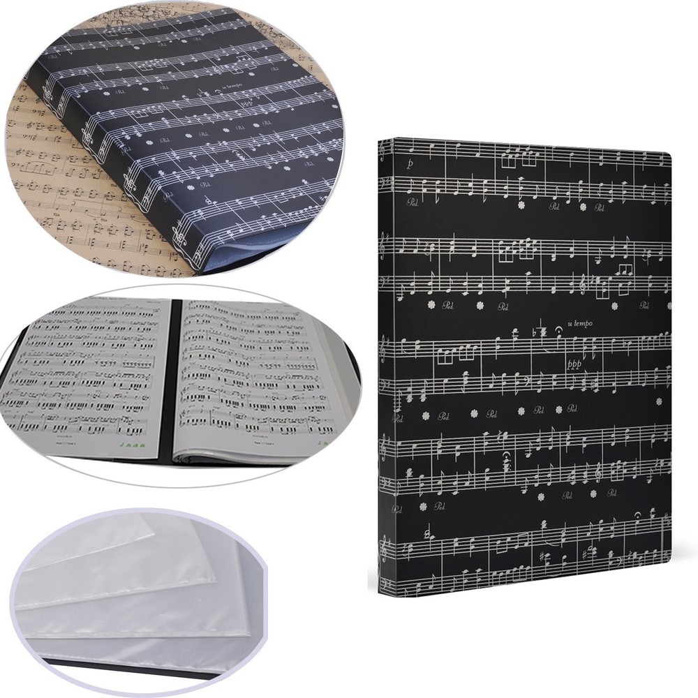 Music Sheet File Paper Storage Folder Documents Holder Blank Sheet Files Plas...