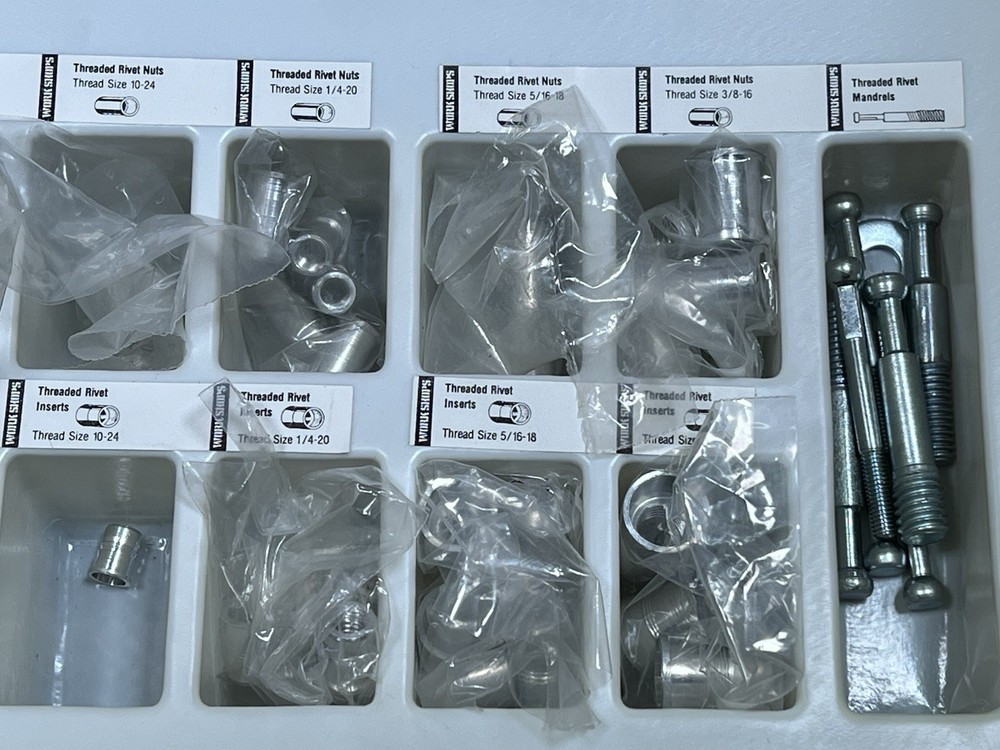 Threaded Rivet Shop Kit Work Shops Professional Thread Rivet Tool & Rivets