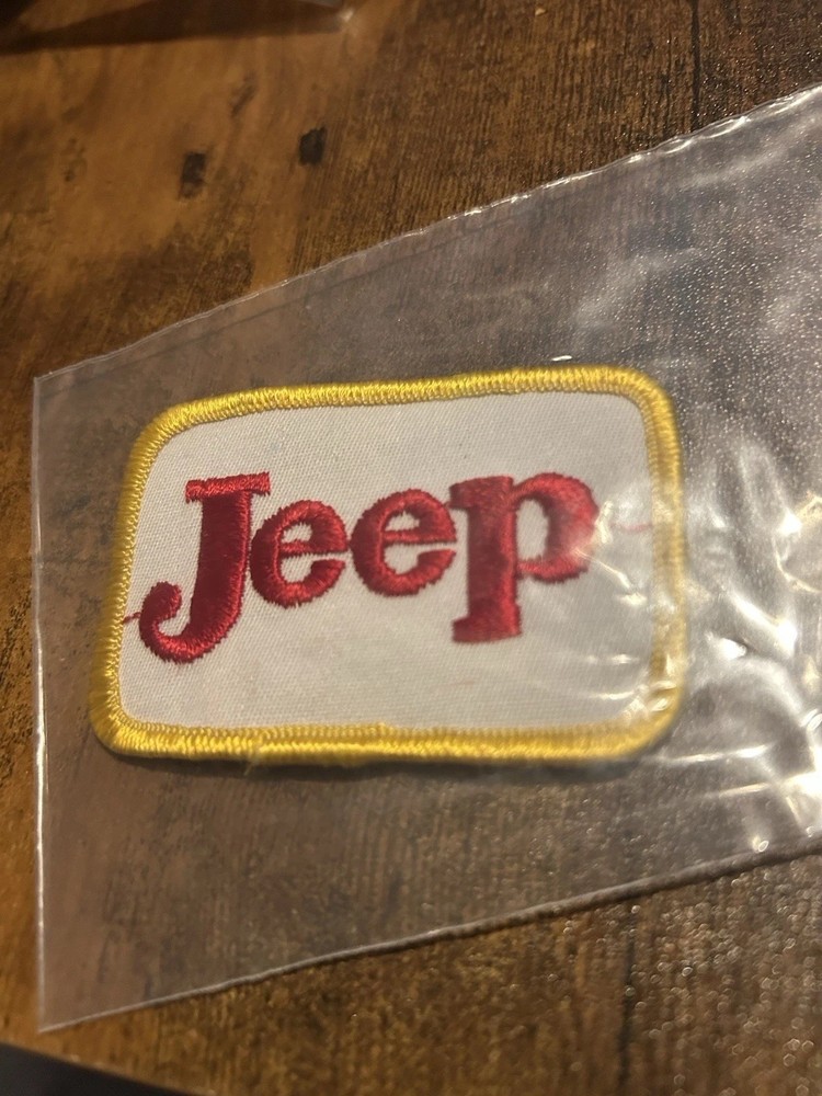 Vintage Jeep Embroidered Patch