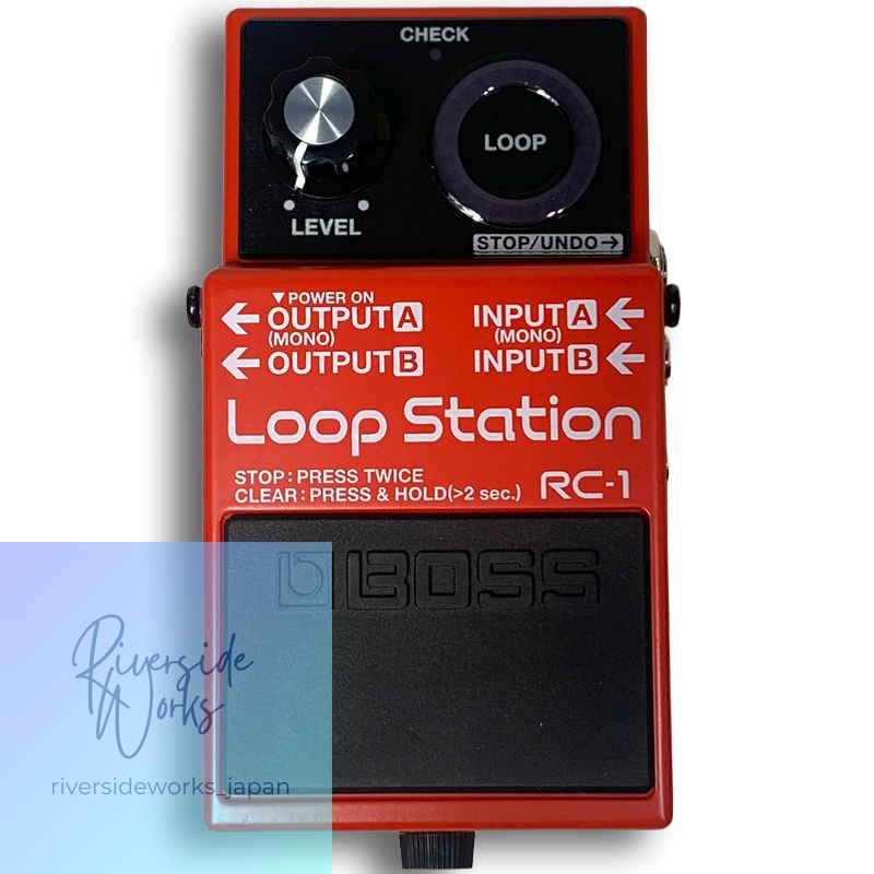 BOSS RC-1 Loop Station Looper Effects Pedal Red Used