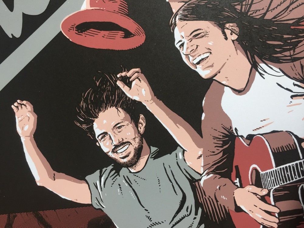 The Avett Brothers LAFAYETTE LA MAR 5th 2018 Poster Screen Print SE SIGNED #/200