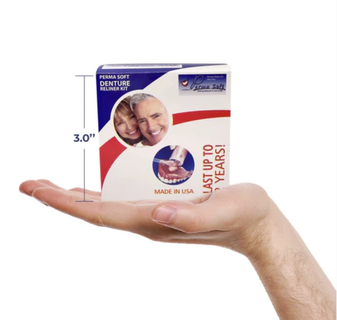 Perma Soft Reline~Denture Adhesive Alternative!~4 kits~False Teeth Reliner~Liner