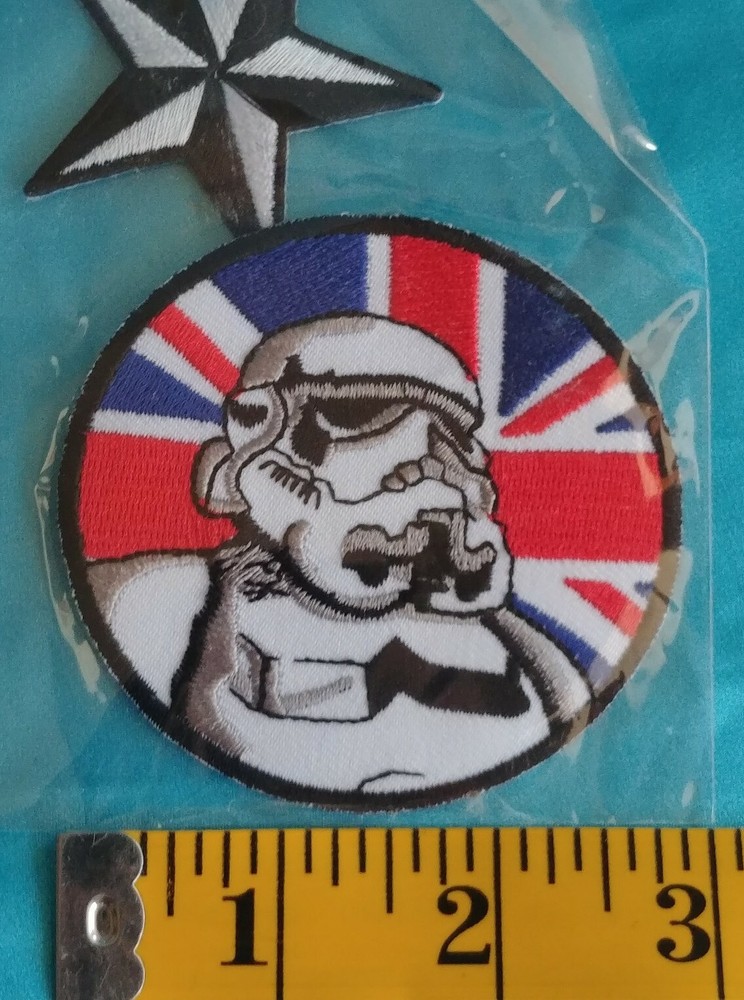 Star Wars Storm Trooper with U. K. British Flag Patch