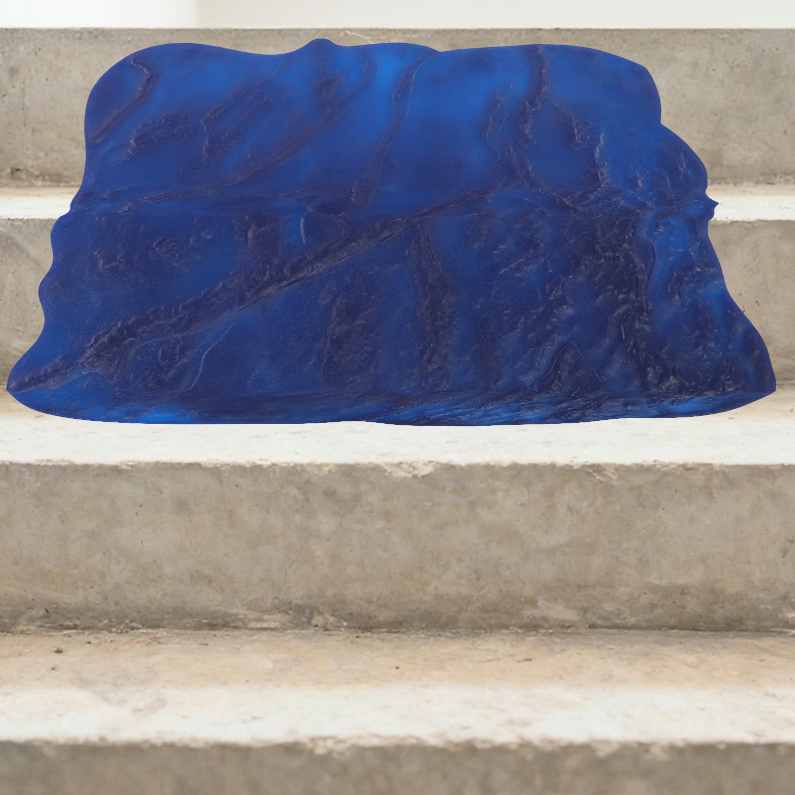 36" X 36" Slate Stone Texture Decorative Concrete Cement Stamps Mats Blue