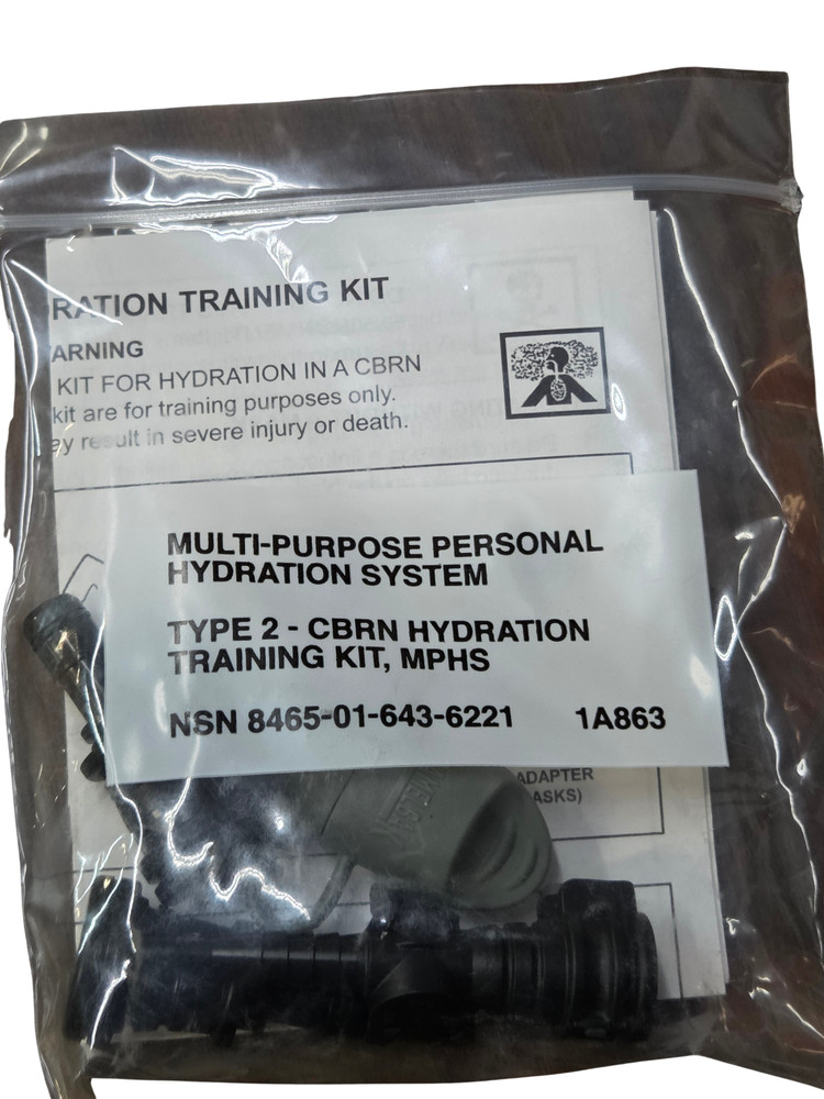 Camelbak Hydration System Type 2 CBRN HYDRATION TRAINING KIT New *mocinc.1982*