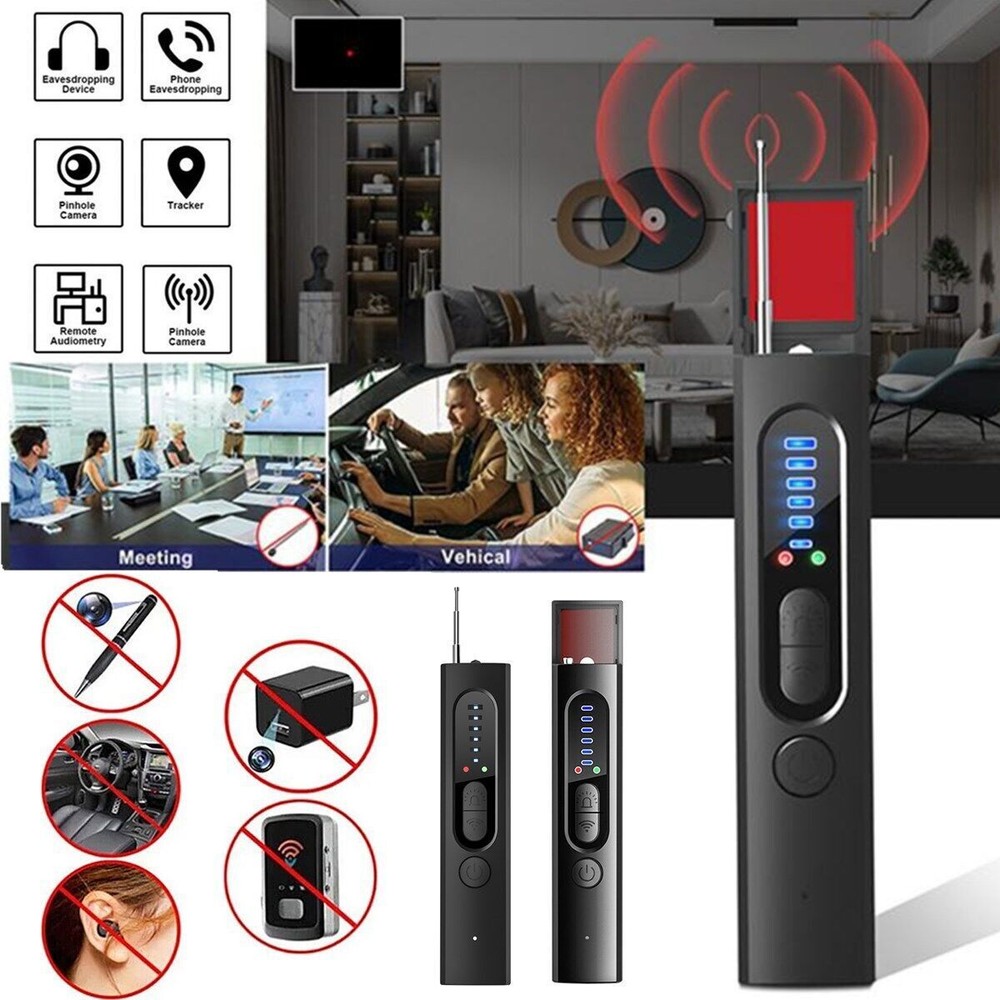 Anti-Spy Hidden Camera Detectors Bug RF Scanner Prevent Wireless Signal Tracker