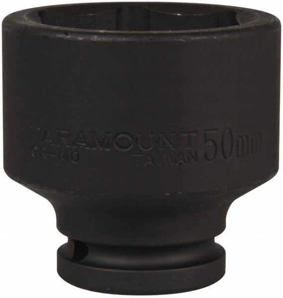 Paramount Standard Impact Socket: 6-Points, 3/4" Drive, 50mm Socket Size