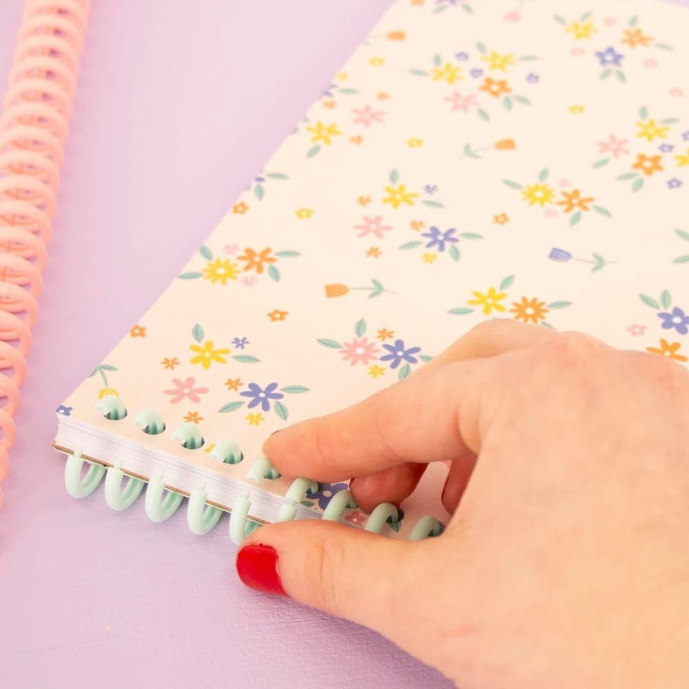 - Click Binding Spines 31 Pitch - Pastel Tones - Easy Zip Binding - Reusable,...