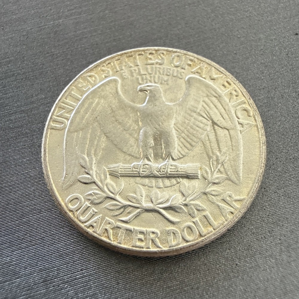 1964 P 4 Silver Washington Quarters