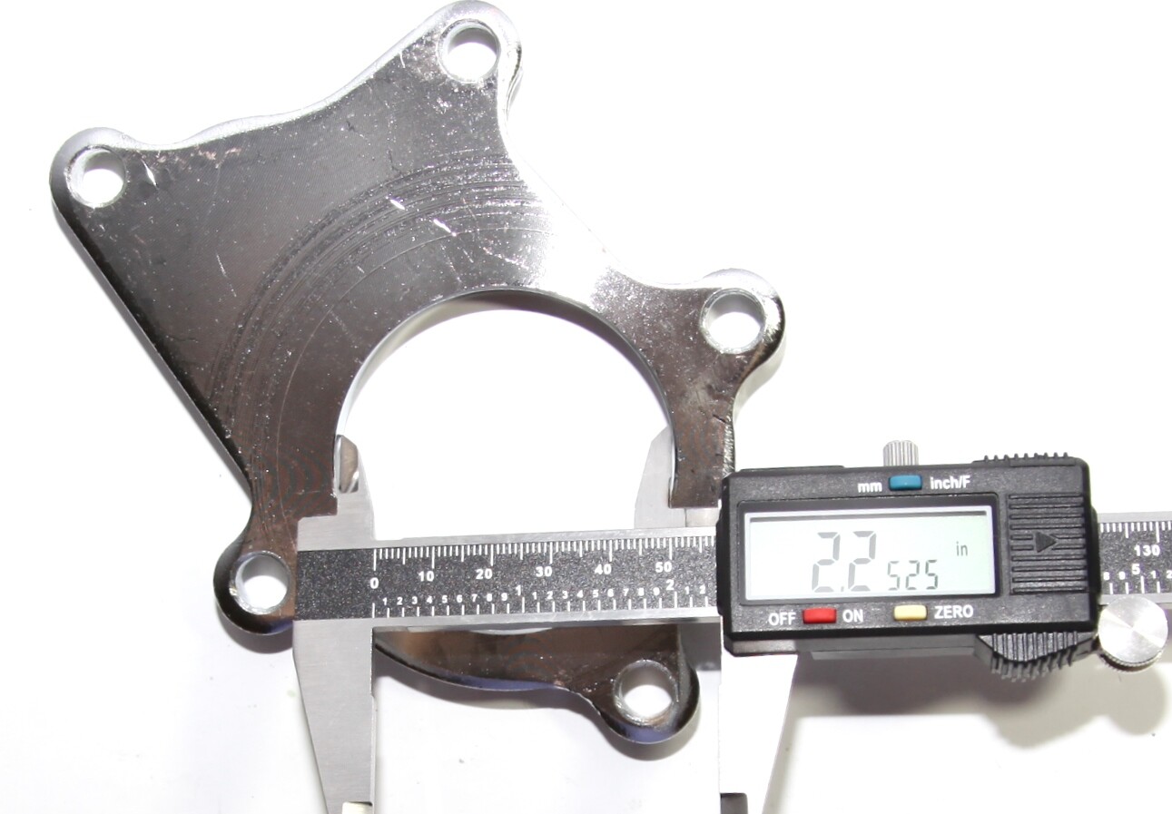 SS Flange for T3 T3/T4 T04E 5 Bolt Hybrid Turbo Pipe Exhaust Weldable