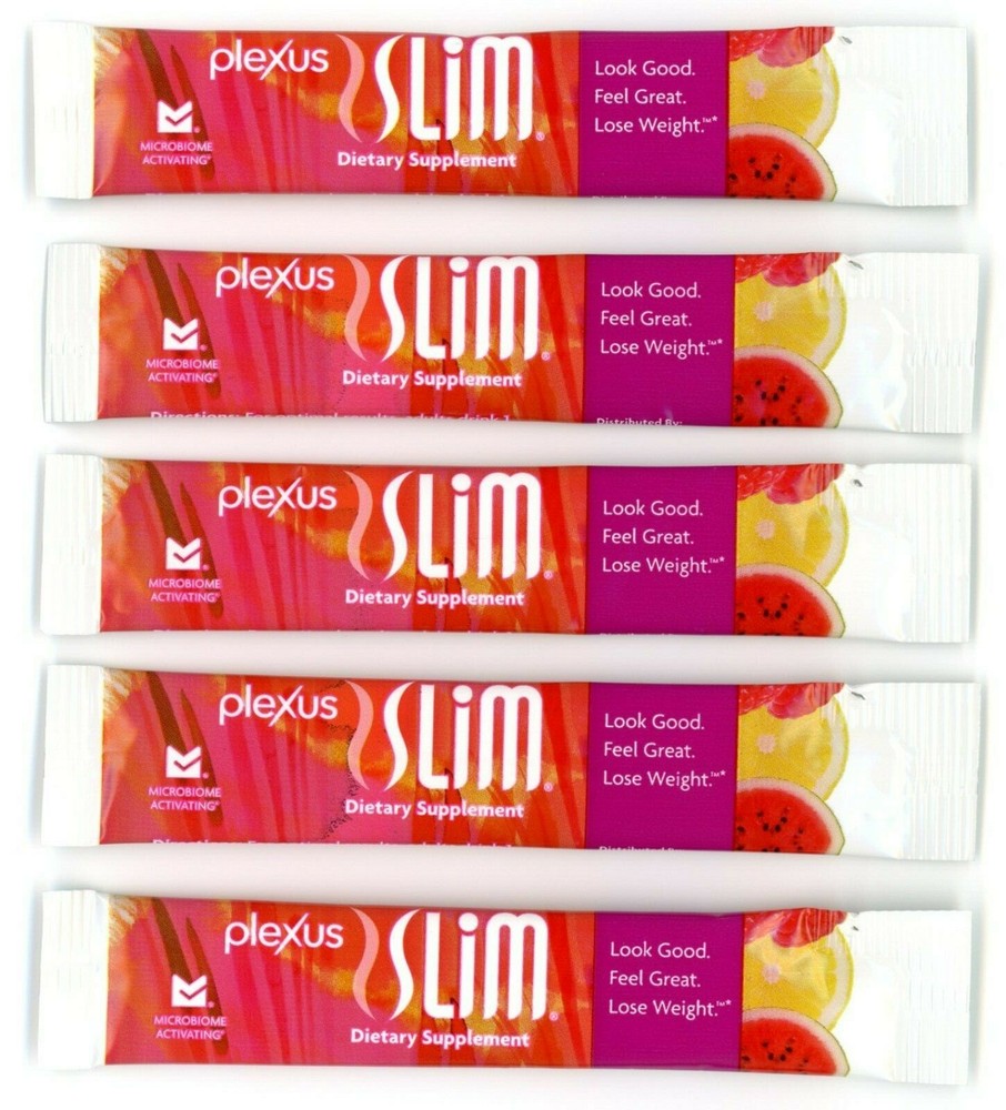 PLEXUS SLIM PINK DRINK 5 INDIVIDUAL PACKETS MICROBIOME ACTIVATING FORMULA SEALED