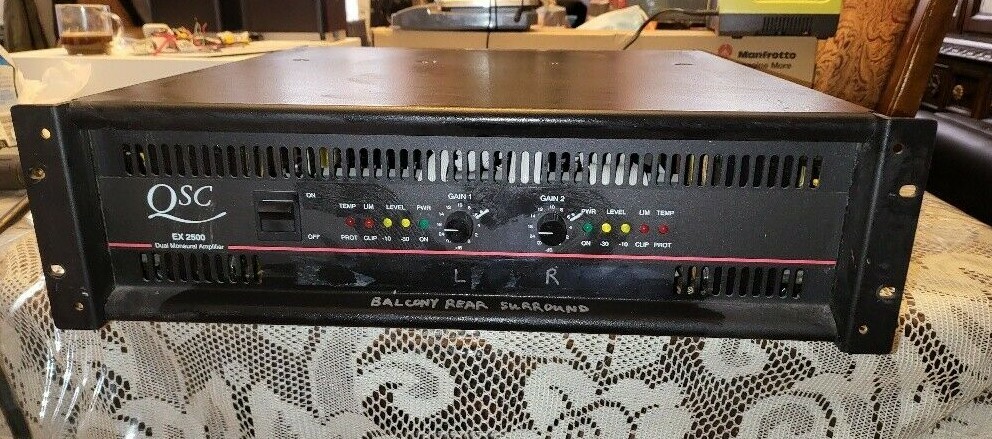 QSC EX2500 POWER AMPLIFIER