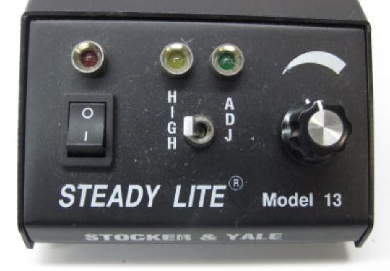 Stocker & Yale Steady Lite Model 13 Microscope Illuminator Controller, for Parts