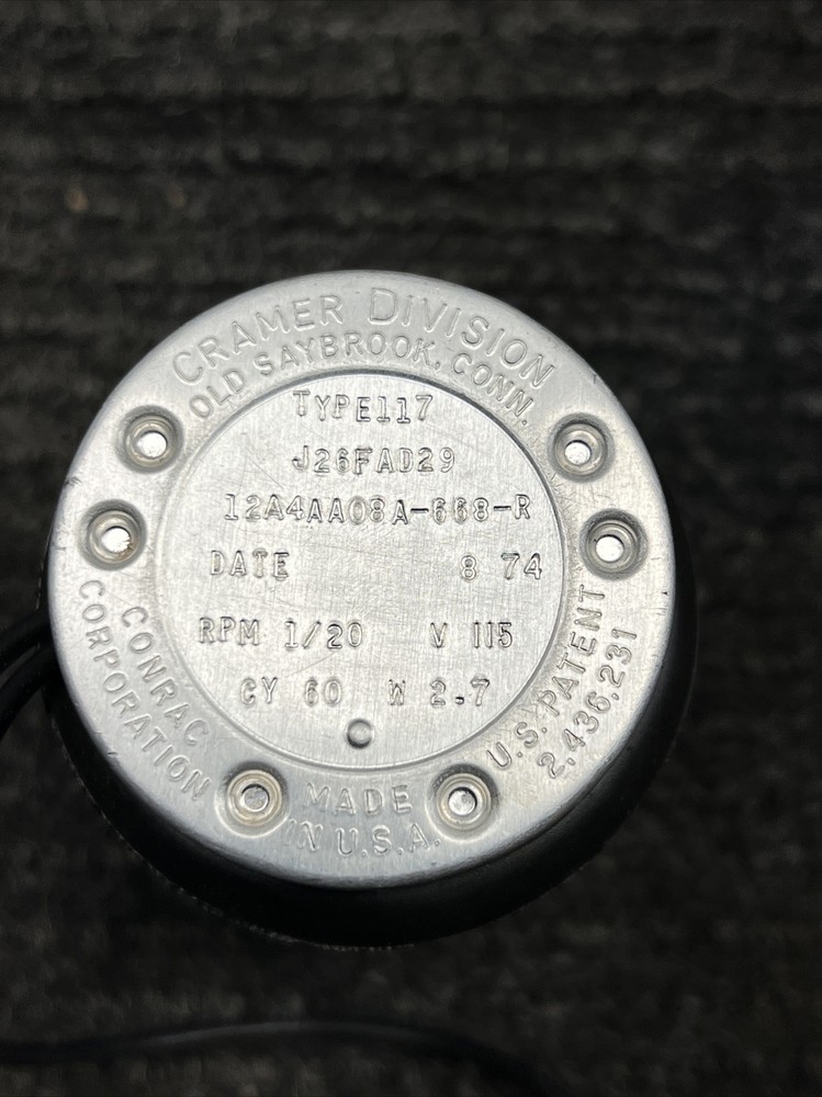 Used Cramer 635-AA Hour Counter 115v-ac
