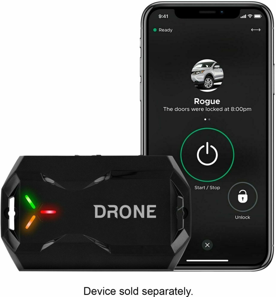 Compustar RFX2WR3FM 2-Way RFX Rf Kit Bundle W/Drone LTE Module 3000 Ft 2 Remotes