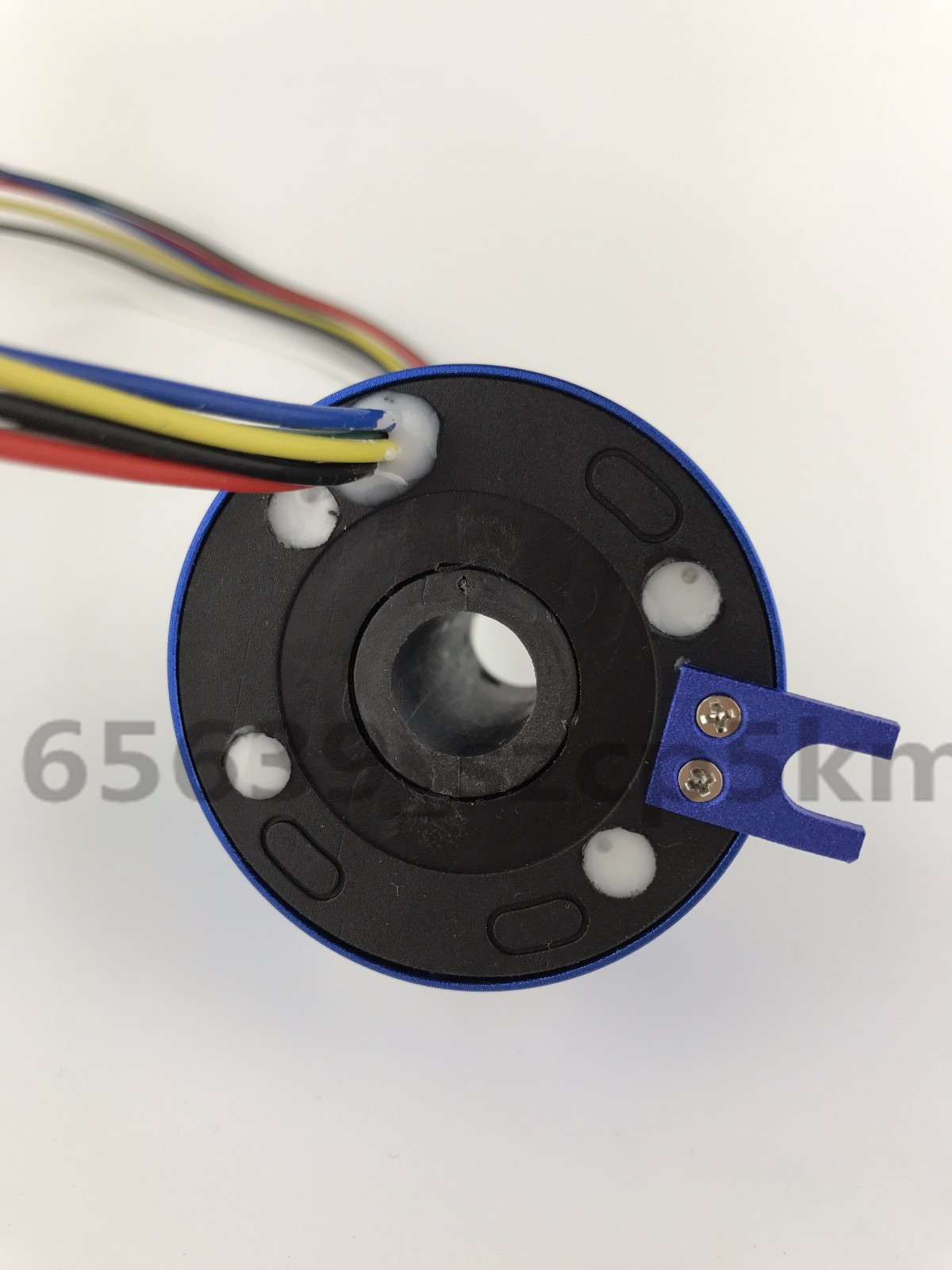 Slip Ring Through Hole Dia.12.7mm 6 Circuit/10A For Wind Power Generator