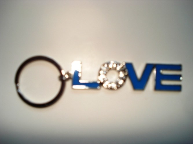 Keychain Assorted Color LOVE (Only 1 piece)