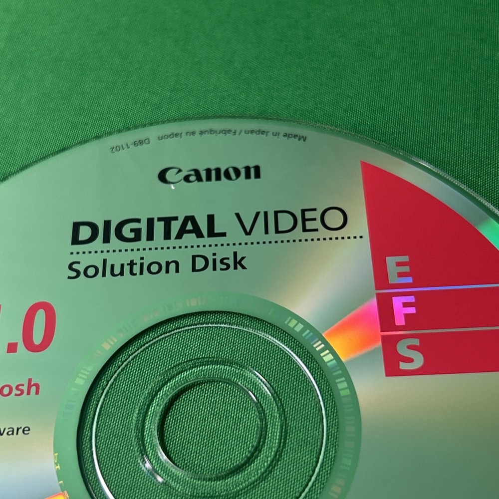CANON Digital Camera Solution Disk Ver. 17.1/17.2 Mac/Windows CD-ROM DISCS ONLY