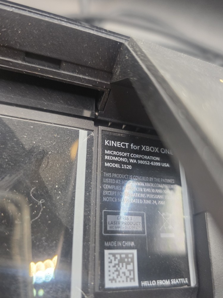 Microsoft Xbox One Kinect Sensor Adapter Model 1520 Bundle w Game Tested