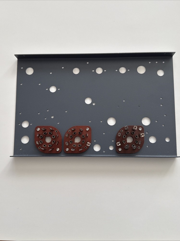 PARASET replica FRONT PANEL with 3 sockets BLUE