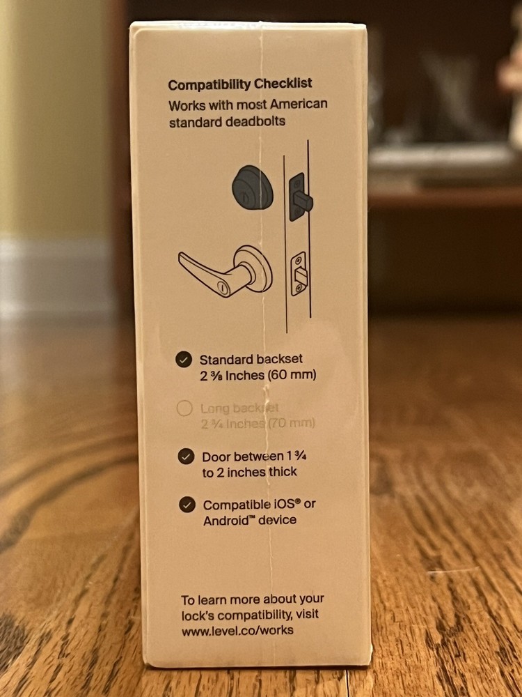 Sealed Box Level Bolt Keyless Entry Smart Lock (C-B11U)