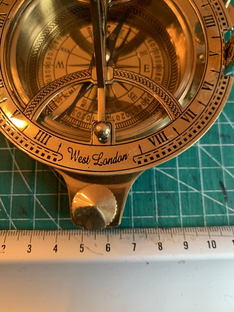 “West London” Brass Ships Compass