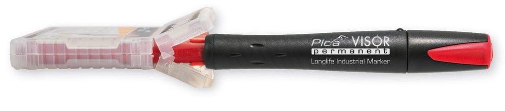 Pica Visor Permanent Marking Crayon, Blue